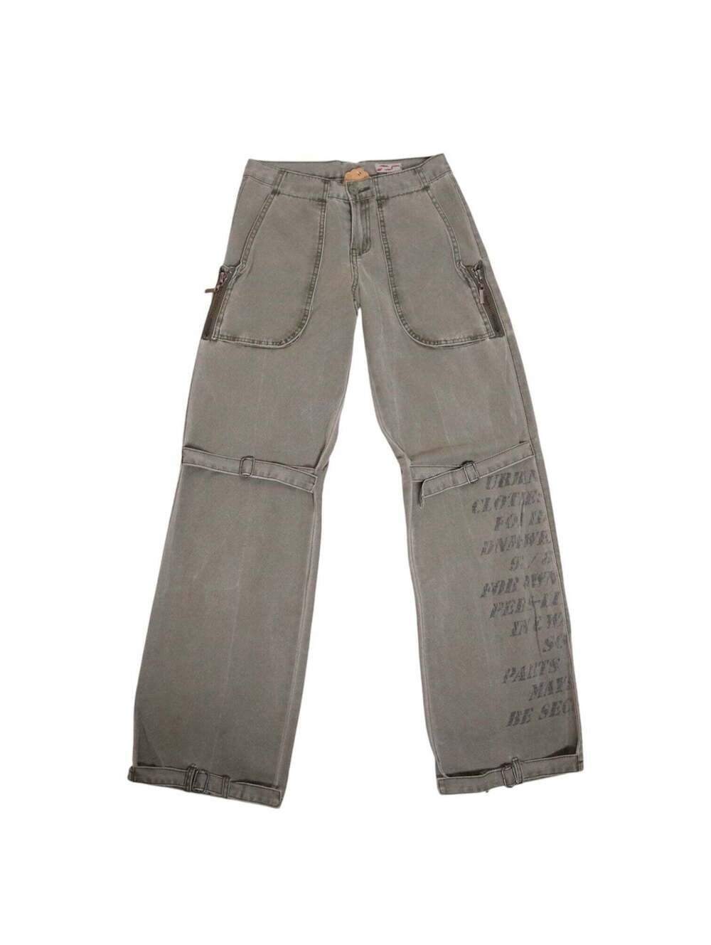 Y2K Khaki Green Cargo Pants (XS/S)